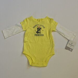 Carter's Baby Girl Bodysuit Long Sleeve 6M